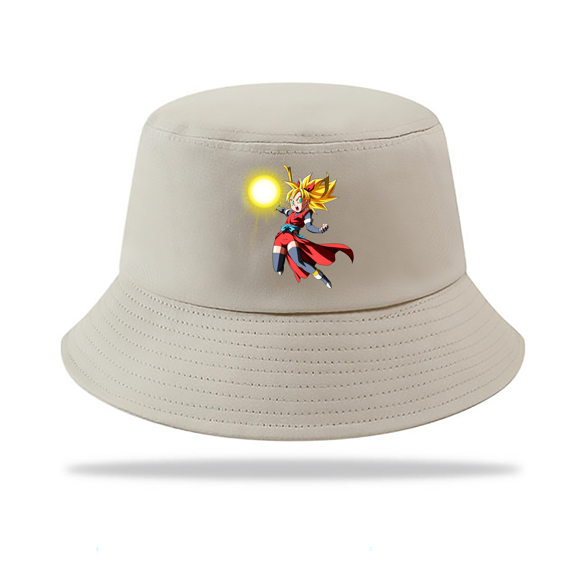 （画像用） ドラゴンボール カリフラ DRAGON BALL Caulifla アウトドア日除けバケットハット